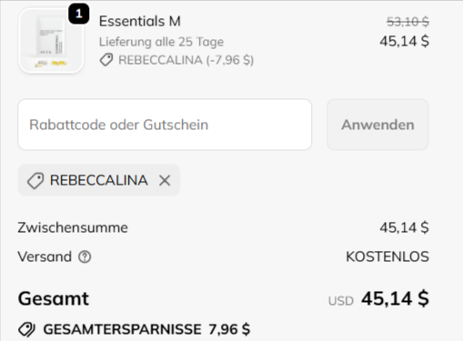 AVEA-Rabattcode-Influencer